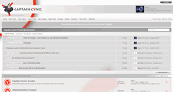 Desktop Screenshot of captaincynic.com